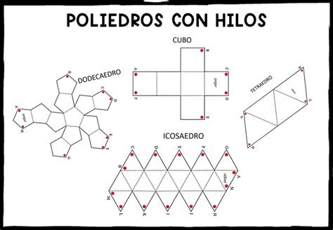 Montamos Poliedros Con Hilos Del Desarrollo Al D