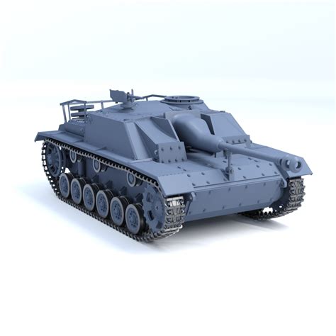 3D Datei RC Panzer StuG III Ausf G Modell Zum Herunterladen Und 3D