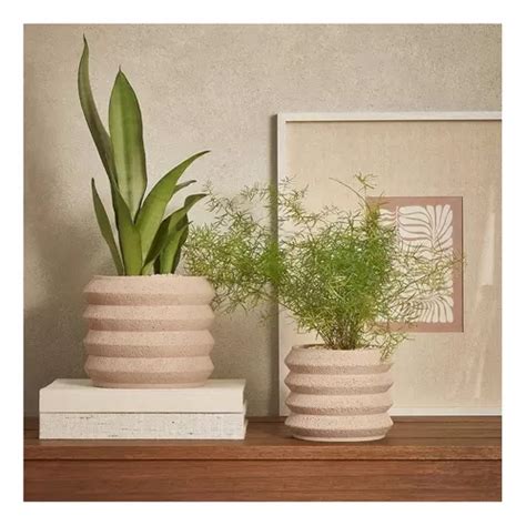 Cachepot Vaso Em Cimento Mart Nude X X Cm MercadoLivre