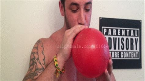 Edward Popping Balloons Part4 Video1 MP4 Hot Guys Blowing Up Balloons Clips4sale