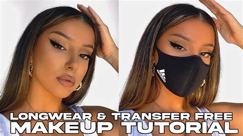 Long Lasting And Transfer Proof Makeup Tutorial Perfect For Masks Youtube