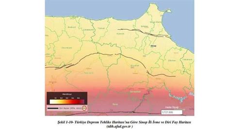 Sinop Deprem Riski Haritas Sinop Deprem B Lgesi Mi Diri Fay Hatt