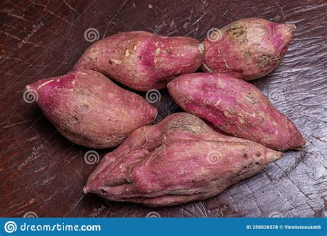 Sweet Potato Tuberous Roots Stock Photo Image Of Plant Closeup