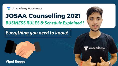 Josaa Counselling Business Rules Schedule Explained Everything