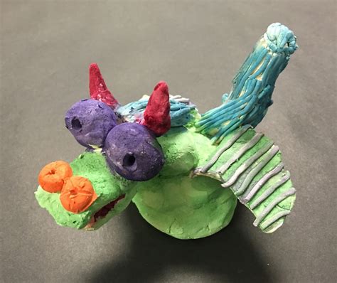 Art Room Blog 5th Grade Pinch Clay Bowls And Dragons