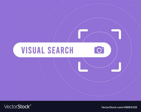 visual search engine tool concept search  image vector image