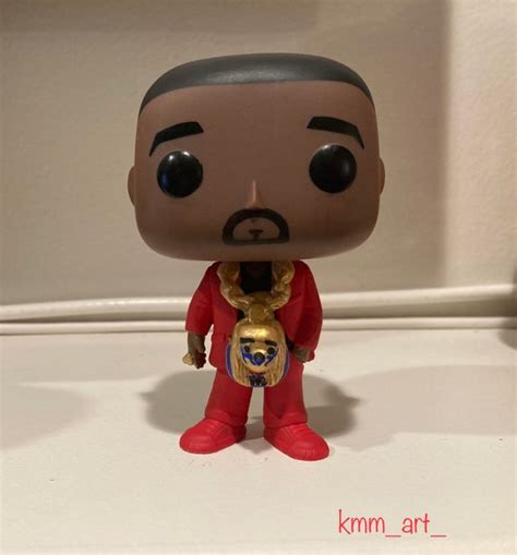 Kanye West Funko With Horus Chain and Pyramid Rings - Etsy