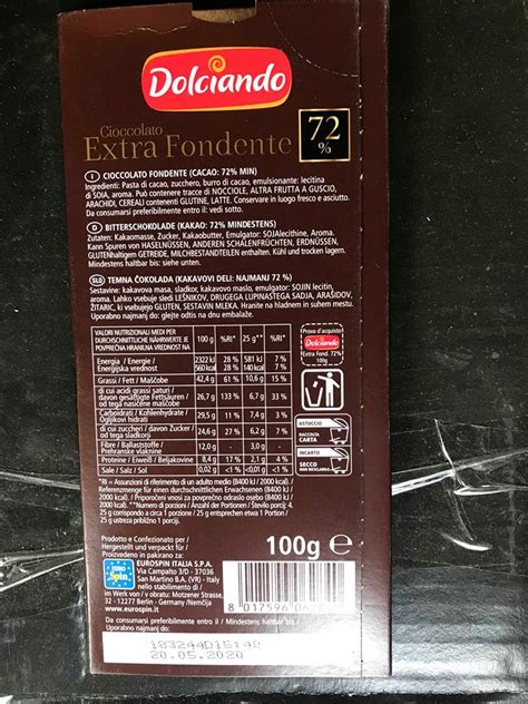 Черный шоколад 100 гр / Dolciando Cioccolato 90% - Get Food