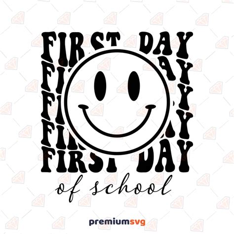 First Day Of School Svg Kindergarten Shirt Cricut Svg Premiumsvg