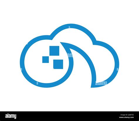 Simple Cloud Storage Symbol Illustration Stock Vector Image And Art Alamy