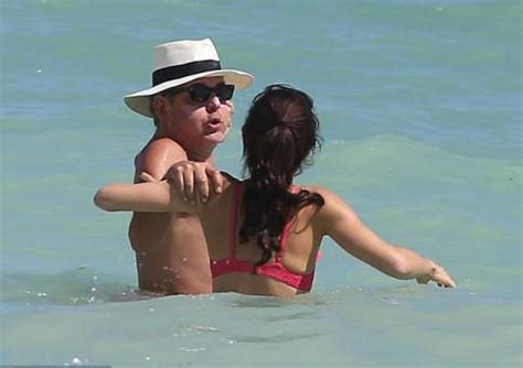 Retro Bikini Olga Kurylenko Wears Red Bikini At Miami Pics