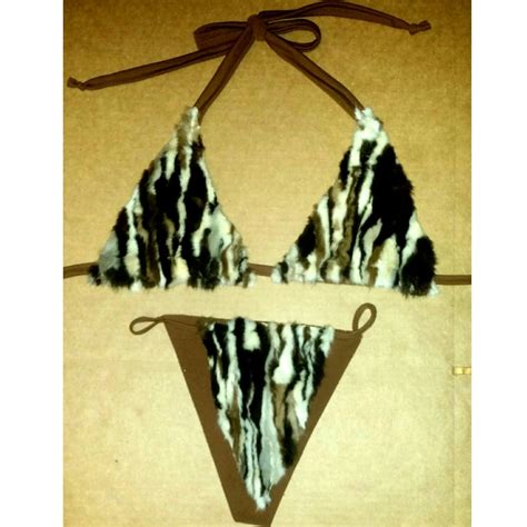 Laura Mink Furkini Bikini Set Girlcrushbycjohn