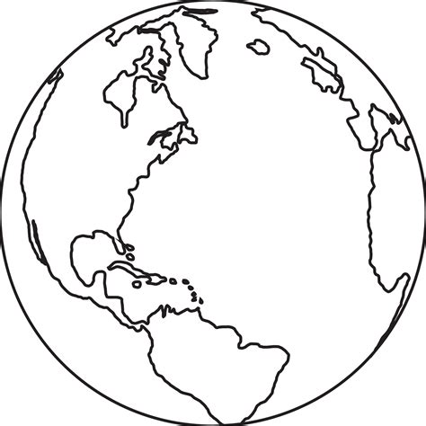 earth simple drawing 7