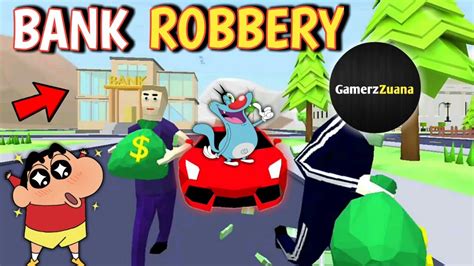 SHINCHAN OGGY AND JACK ROBBED A BANK DUDE THEFT WARS SASTI GTA 5