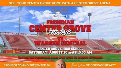 Warren Central At Center Grove Frosh Football Youtube