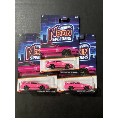 Hot Wheels Siêu Xe Neon Speeders PORSCHE GT CUP Hot Wheels HRW HLH xe đẹp lắm mua đi