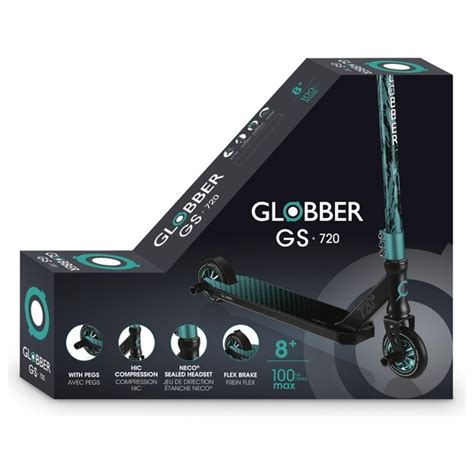 Globber GS 720 Stunt Scooter Teal | Smyths Toys UK