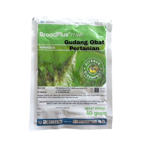 Jual Broadplus Wp Gr Herbisida Sistemik Basmi Rumput Padi Sawah