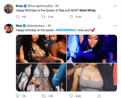 Nicki Minaj Poses Topless Nude As She Celebrates Her Th Birthday Thejasminebrand