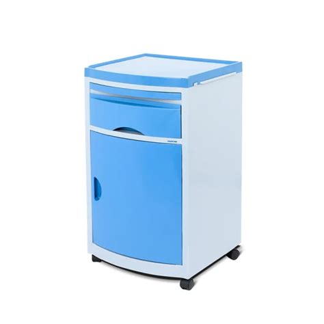 Ya B06 Hospital Mobile ABS Bedside Cabinet Medical Bedside Locker