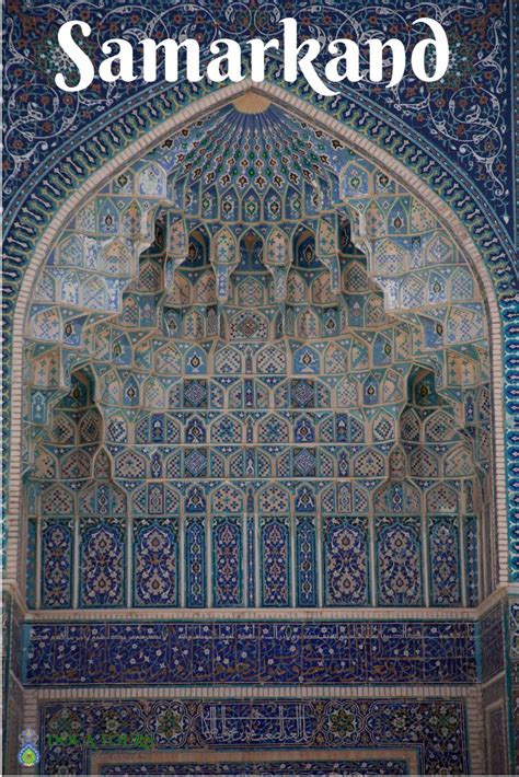 beautiful tilework  samarkand asia tours legends  myths