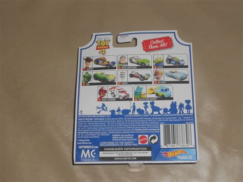 Toy Story Character Car Woody Hot Wheels Disney Pixar New Nip Mattel