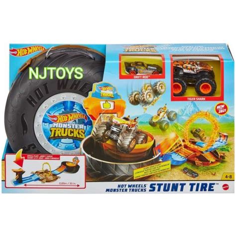Promo Hot Wheels Track Monster Trucks Stunt Tire Mainan Trek Mobil Balap Diskon Di Seller