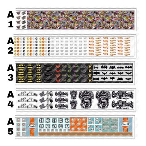 Hot Wheels Tampos Para Custom Escala Hot Wheels Custom Bull Bar