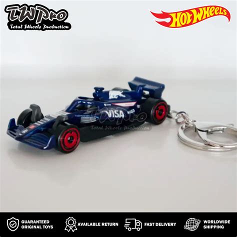 Jual GANTUNGAN KUNCI HOT WHEELS Formula Redbull Visa F CANTOLAN UDANG KEYRING
