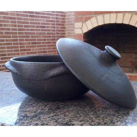 Panela De Barro Para Moqueca - A Verdadeira Panela de Barro Para Moqueca Capixaba - 2 Litros | Shopee ...