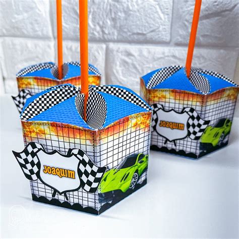 Centro De Mesa Hot Wheels G Caixa Sextavada Elo