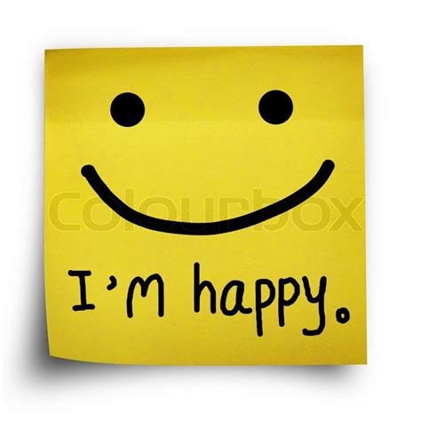 ich bin froh stock bild colourbox