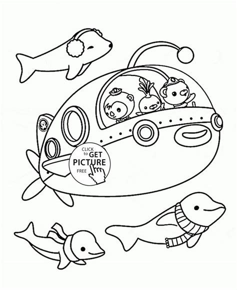 Yellow Submarine Coloring Sheets Coloring Pages