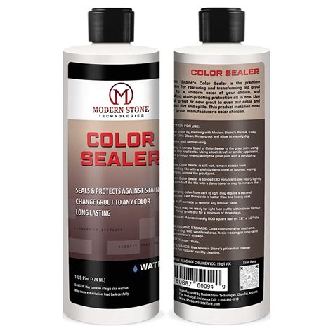 Modern Stone Color Sealer - Mapei - Transform, Protect, Change Grout