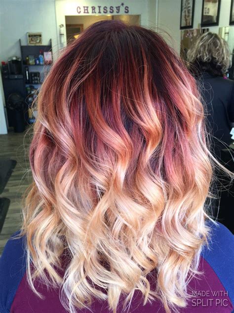 Pin by Blair Marlow on Hair color | Red blonde hair, Ombre hair color