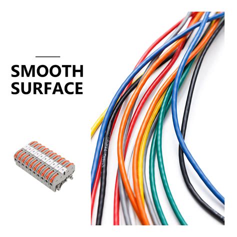 20 Sets Quick Terminal Kit Small Wire Connectors Wire Splitter Wire