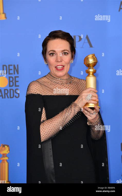 Los Angeles Ca January 06 2019 Olivia Colman At The 2019 Golden