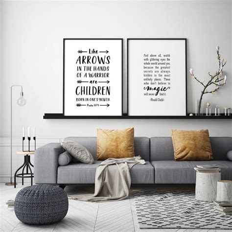 Bible Verse Printable Psalm 127 4 Like Arrows In The Hands Etsy