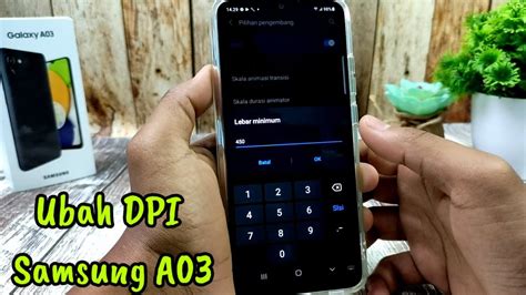 Cara Mengubah DPI HP Samsung A03 YouTube