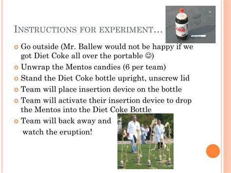 Ppt Mentos And Diet Coke Geyser Powerpoint Presentation Id 6094608