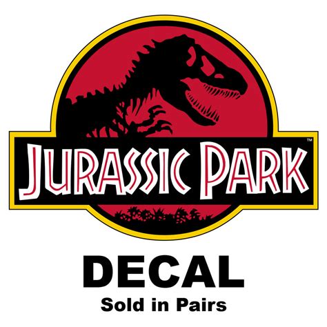 Jurassic Park Logo Decals (pair) – JP Gear