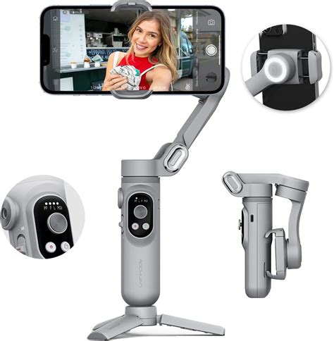 AOCHUAN Smart X Gimbal Stabilizer for Smartphone, Phone Stabilizer ...