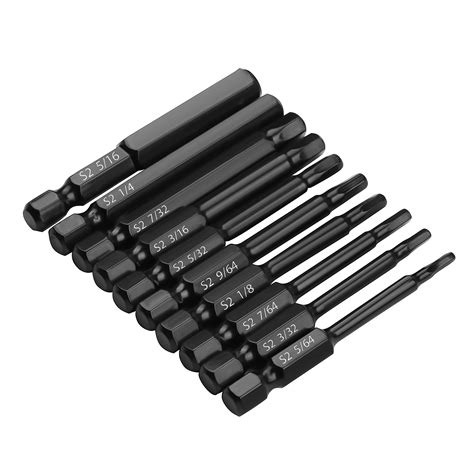 Buy Hex Key Drill Bit Set Magnetic Allen Wrench Drill Set 10 Pcs