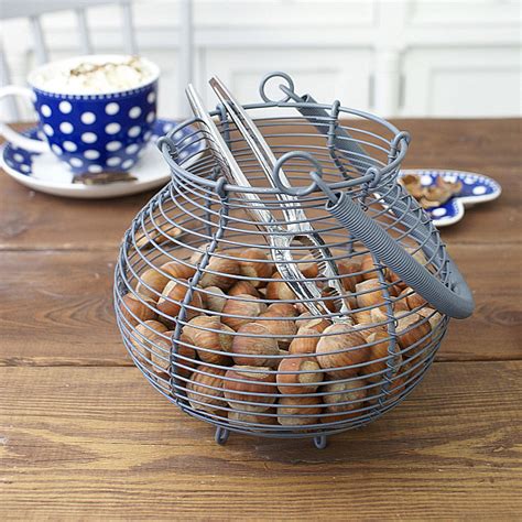 Egg Basket Wire Basket Large Krasilnikoff Webshop Mixin Home