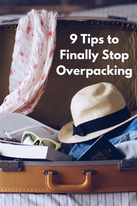 9 Tips To Finally Stop Overpacking Overpacking Packing Tips For