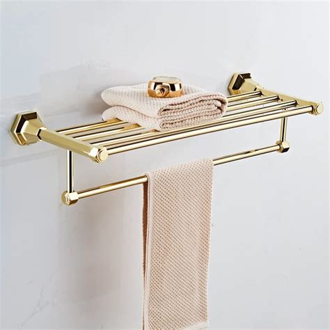 Bath Towel Bars Light Luxury All Copper Towel Rack