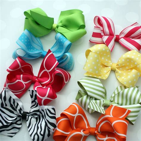 How To Make Boutique Style Hair Bows Online Ribbon May Arts