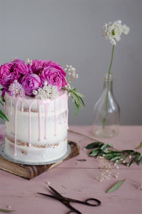 Bolo Semi Naked De Cereja E Papoila Cherry Poppy Seed Semi Naked Cake Coco E Baunilha