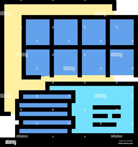 Insulation Panels Color Icon Vector Illustration Stock Vector Image