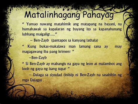 Talasalitaan Sa El Filibusterismo Kabanata 27